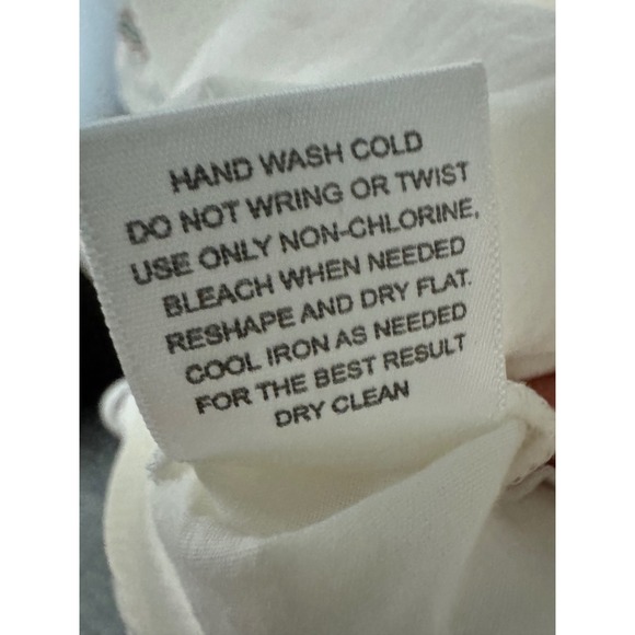 Olive & Oak White Embroidered Tassel Tie Mini Dress Small Boho LV 4S 7880 - Picture 5 of 9